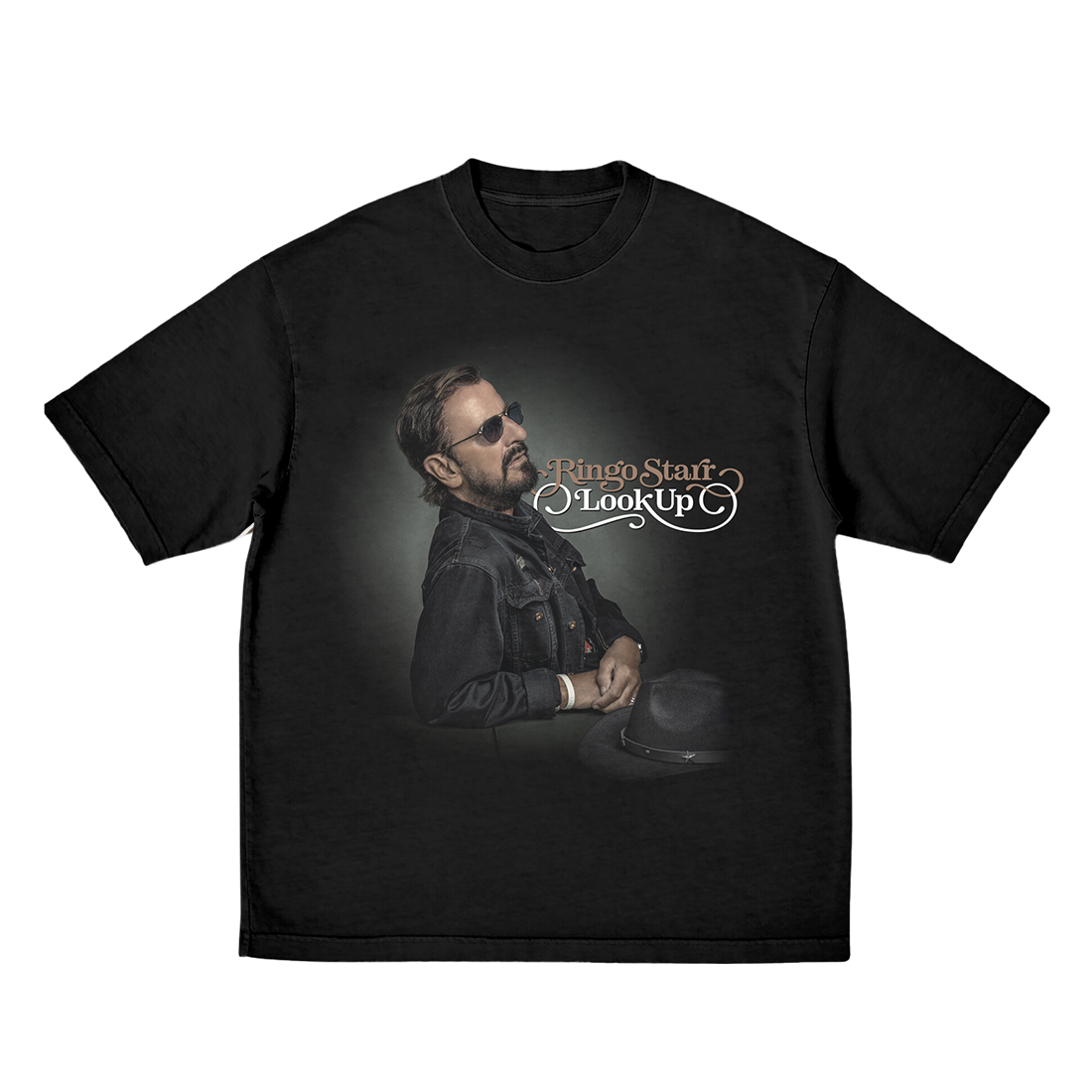 Ringo Starr Look Up Black T-Shirt - MCA Official Store