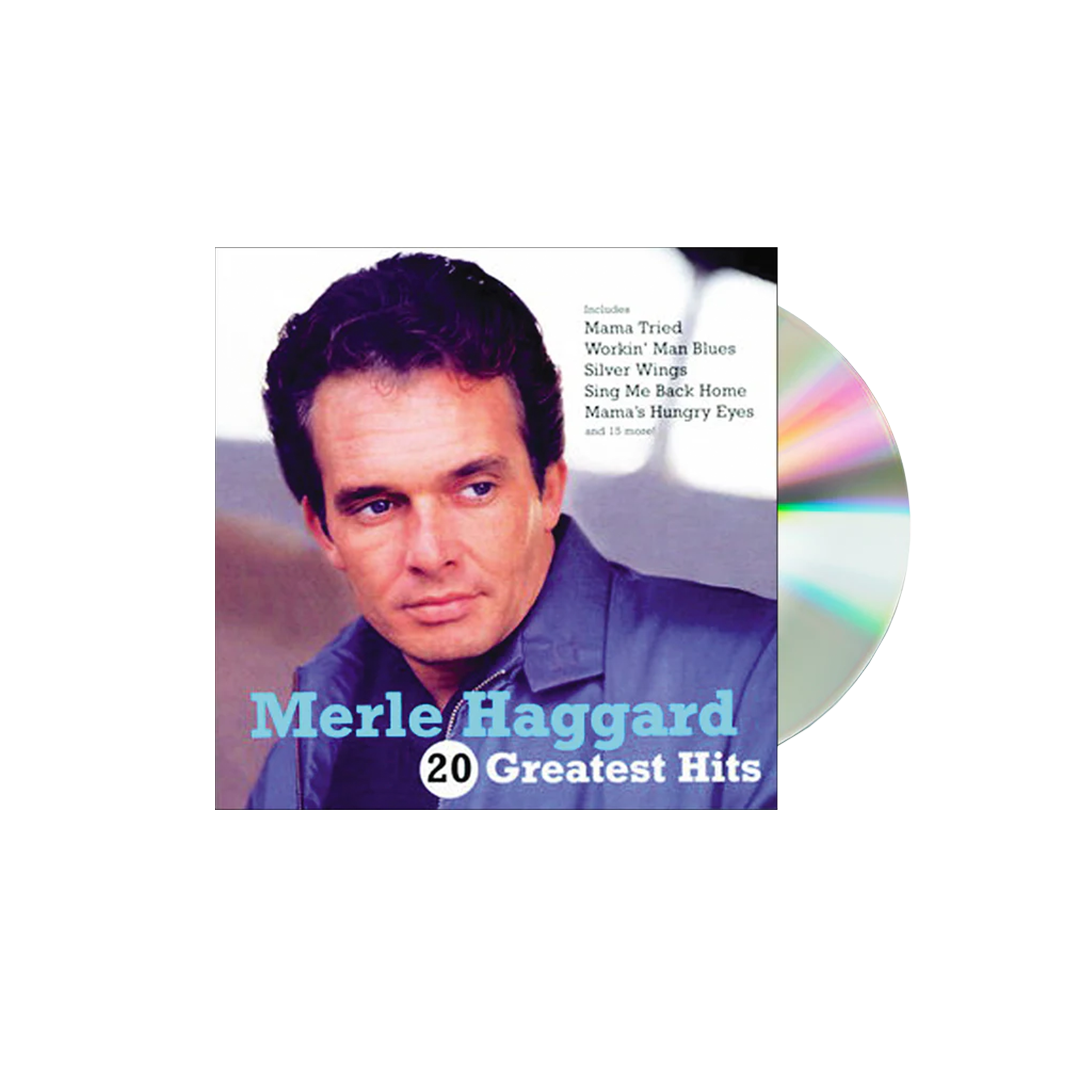 20 Greatest Hits: Best of Merle Haggard (CD) - MCA Official Store