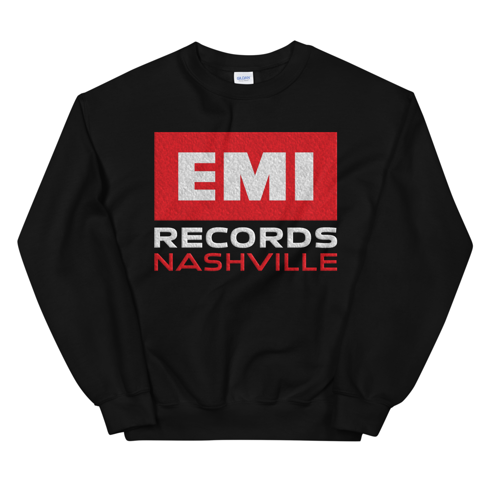 EMI Nashville Logo Crewneck (Black) - MCA Official Store