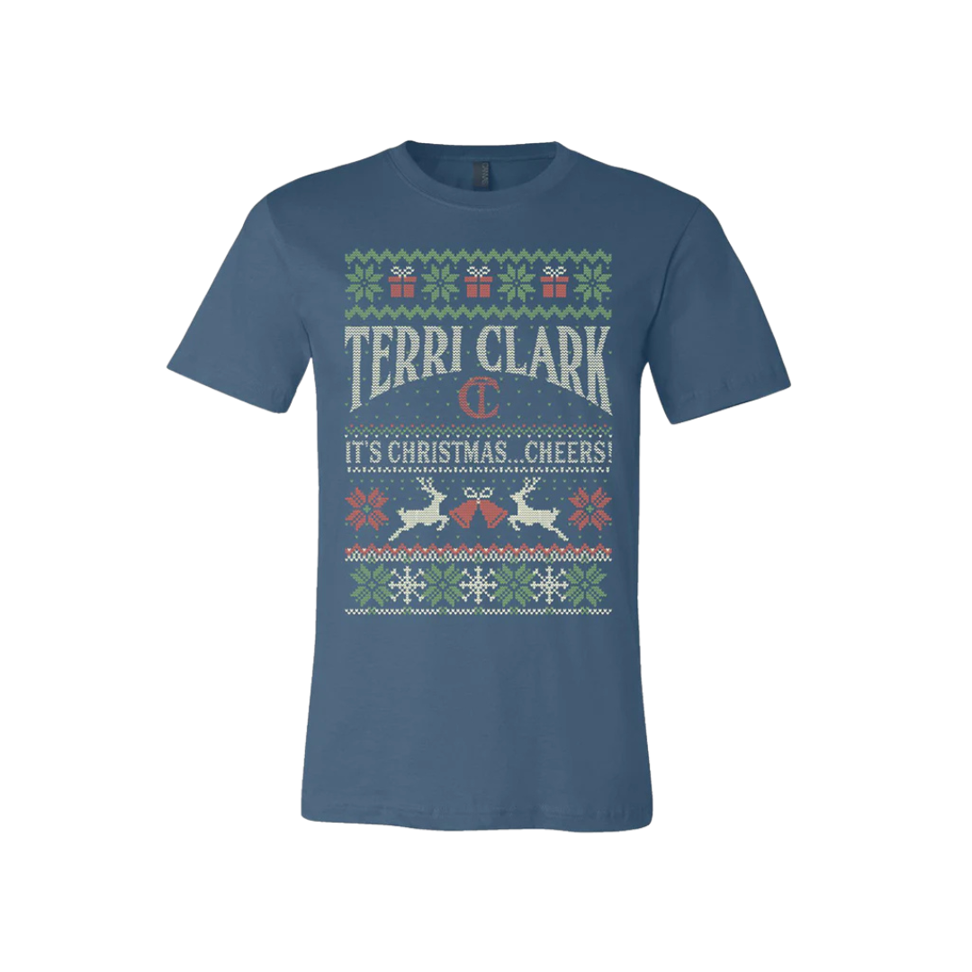 Terri Clark Ugly Christmas T-Shirt