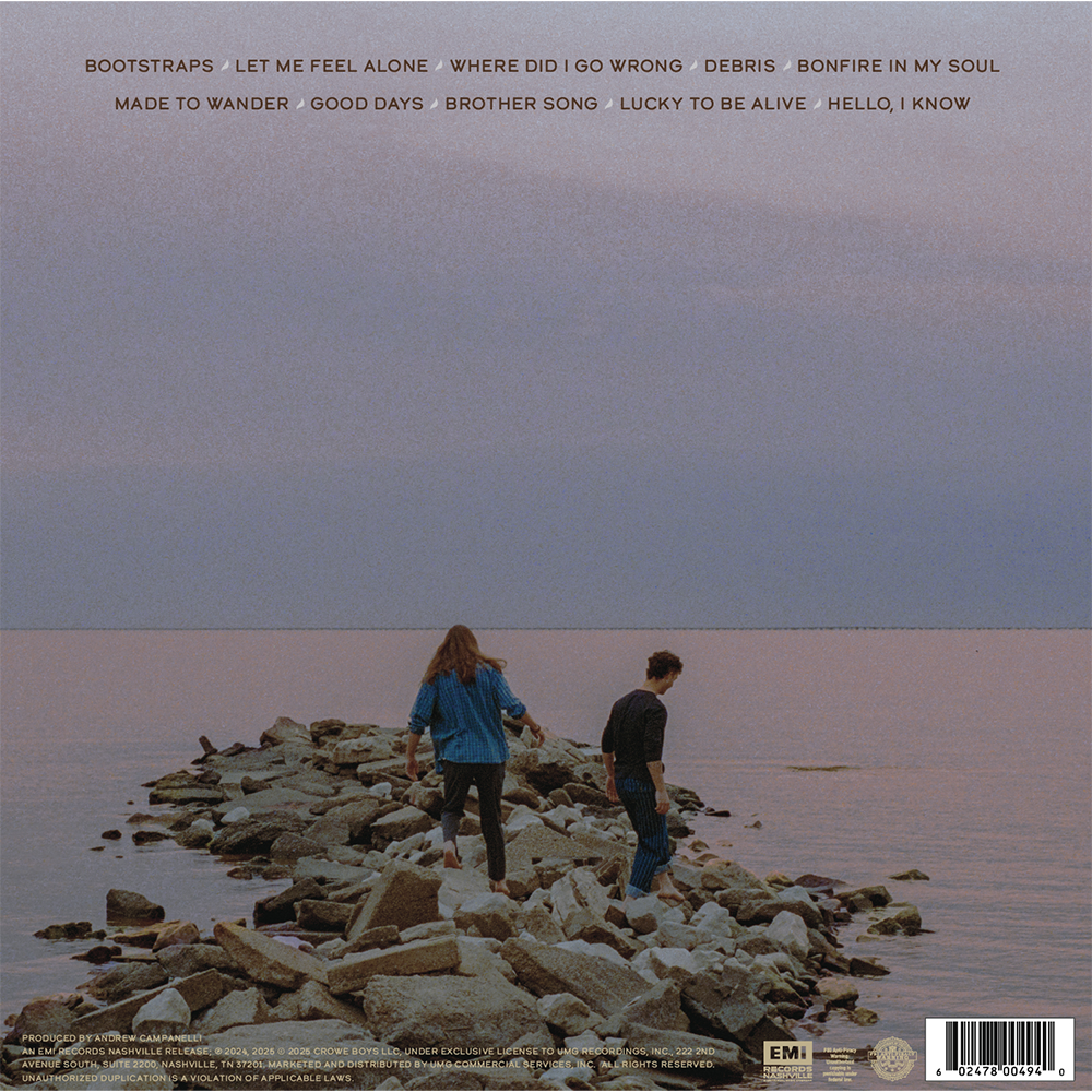 Made To Wander (Vinyl-Sea Glass Clear Translucent-Signed) Back