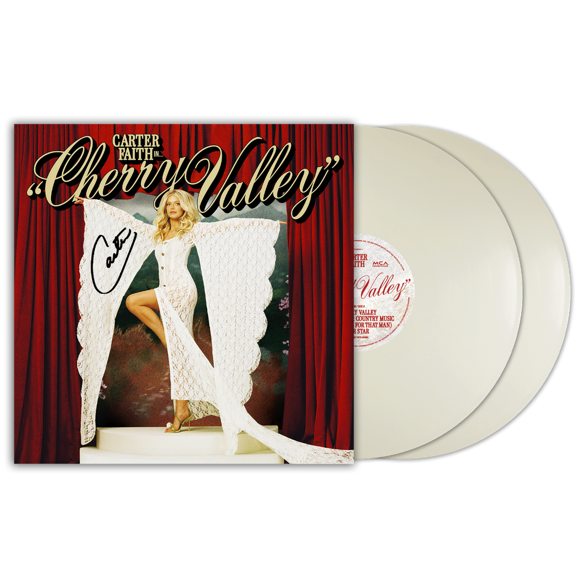 Cherry Valley (White Lace - Signed Vinyl)