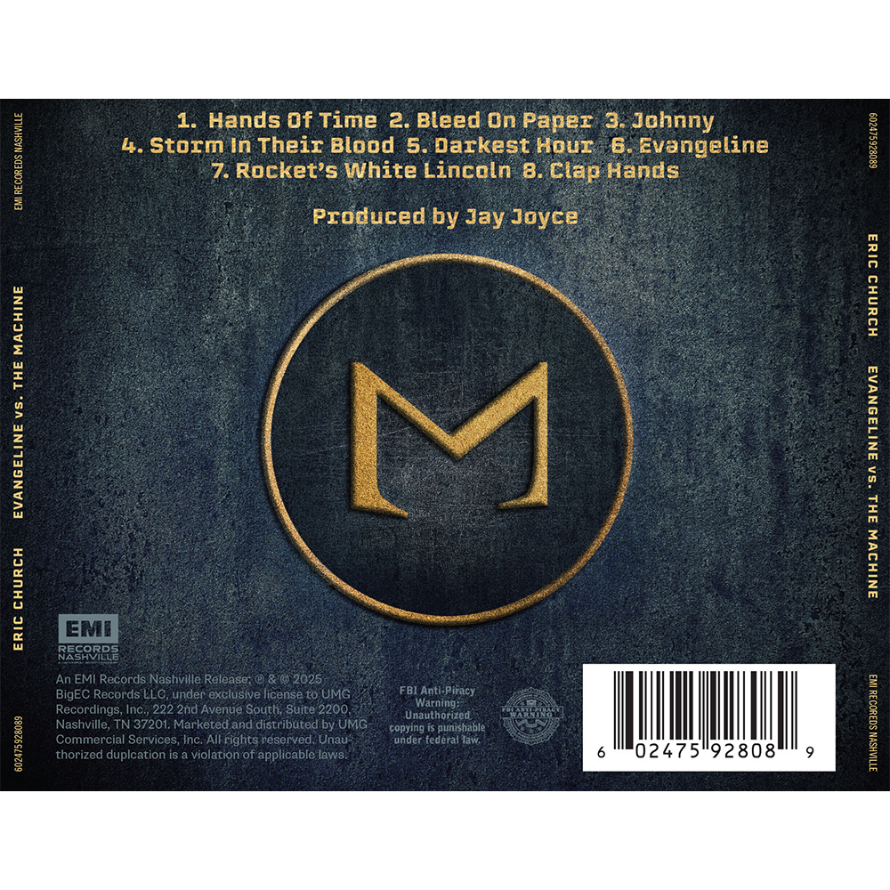 Evangeline vs. The Machine (CD) Back