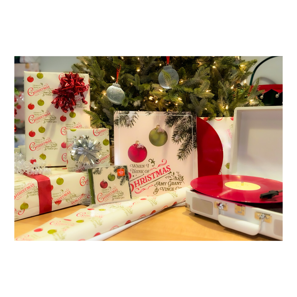 When I Think Of Christmas Wrapping Paper Lifestyle Shot