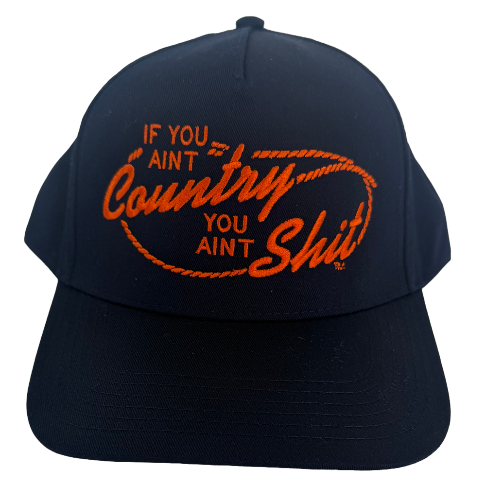 MCA x N.B. Goods - If You Ain’t Country Navy Hat Front