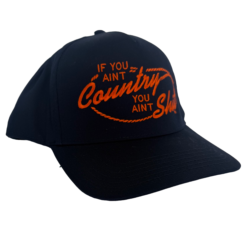 MCA x N.B. Goods - If You Ain’t Country Navy Hat Side