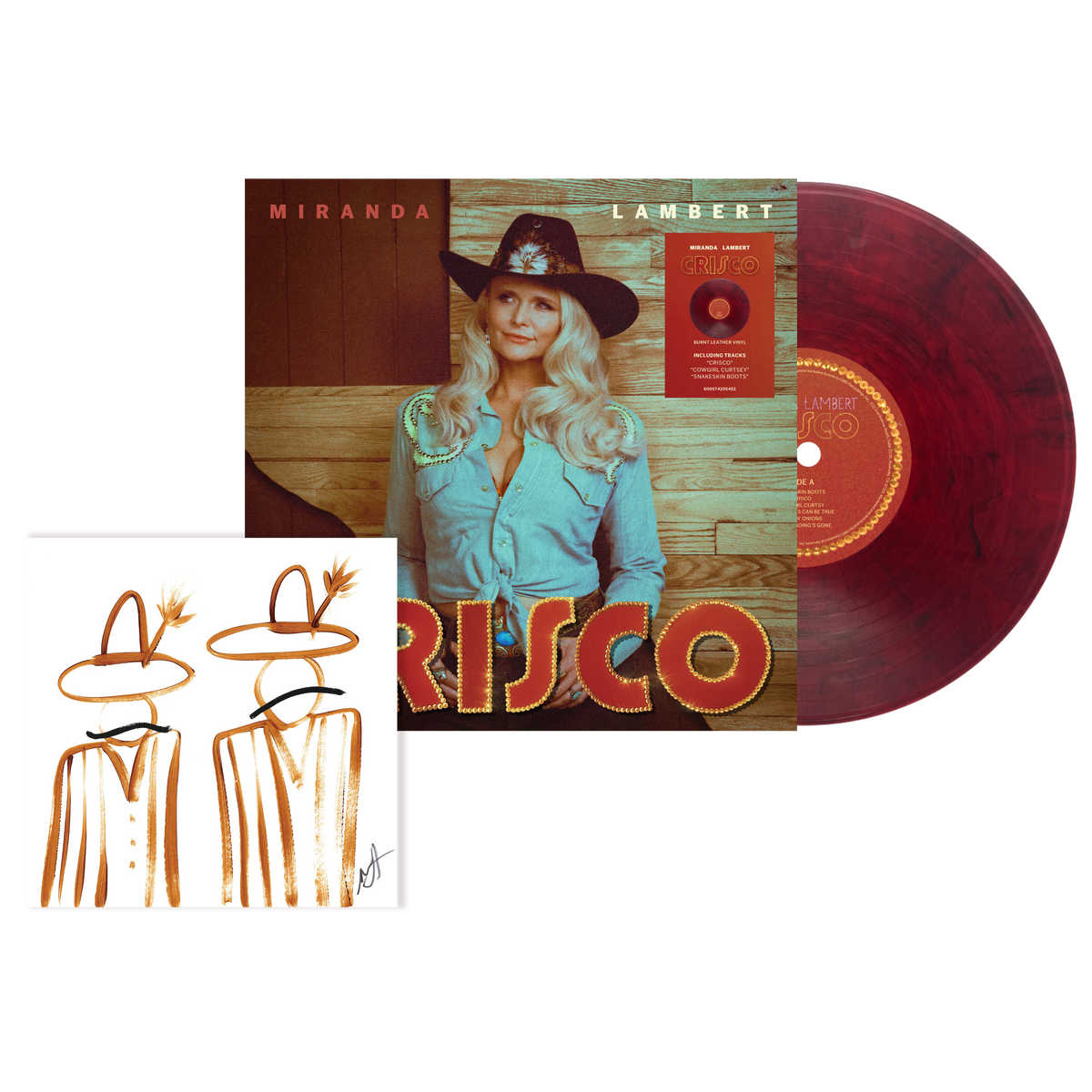 Crisco (Burnt Leather - Cowboy Painting - SIGNED 1LP) 3
