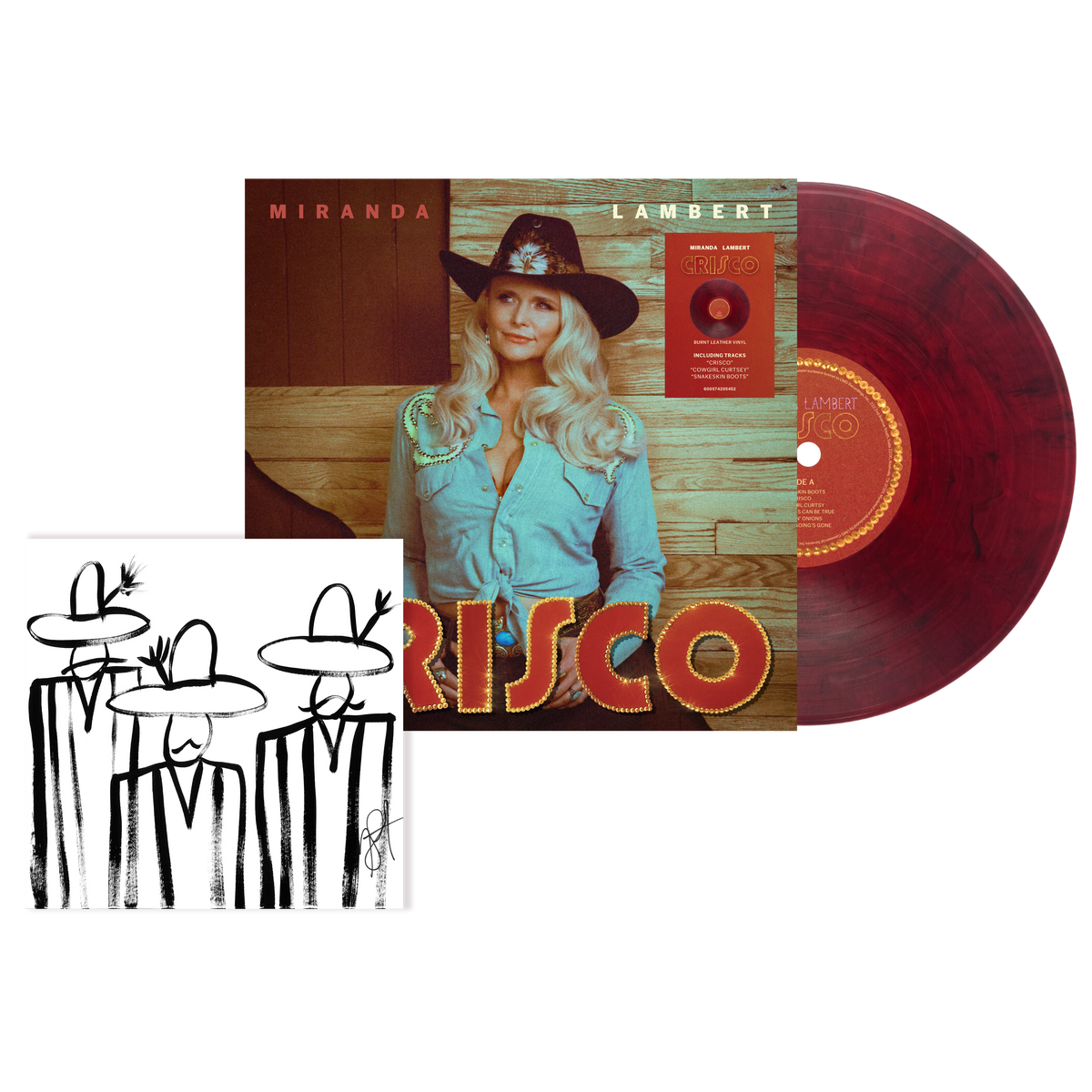 Crisco (Burnt Leather - Cowboy Painting - SIGNED 1LP) 4