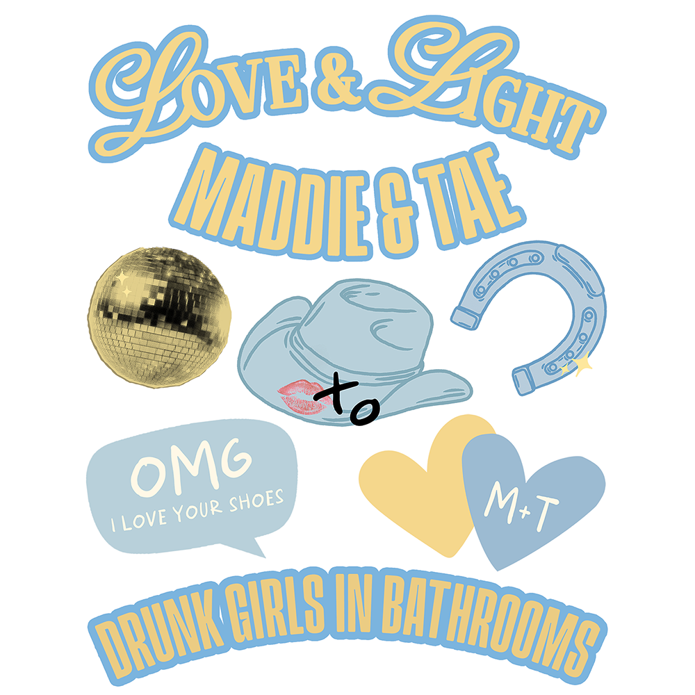 Drunk Girls In Bathrooms Sticker Set