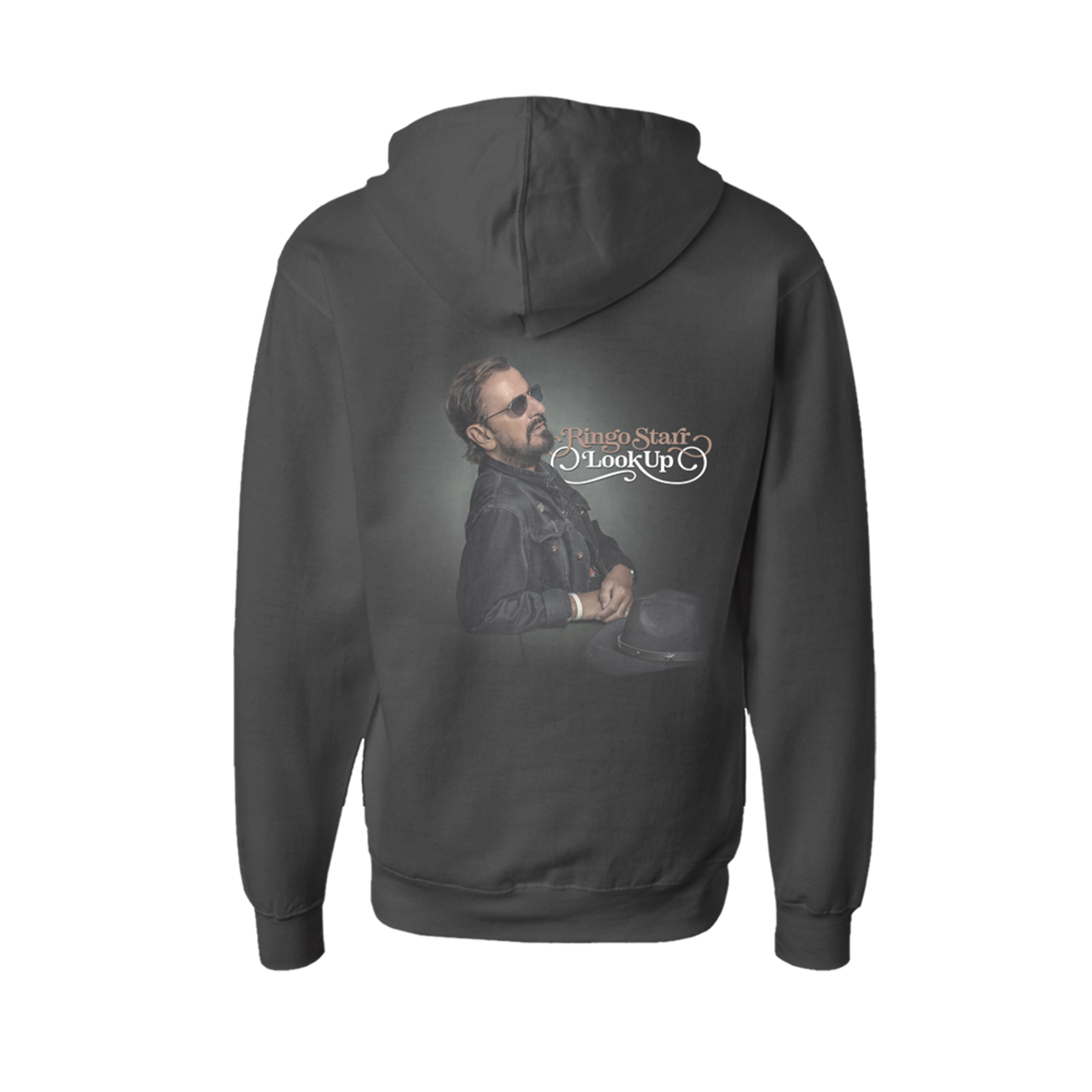 Ringo Starr Look Up Charcoal Zip Hoodie
