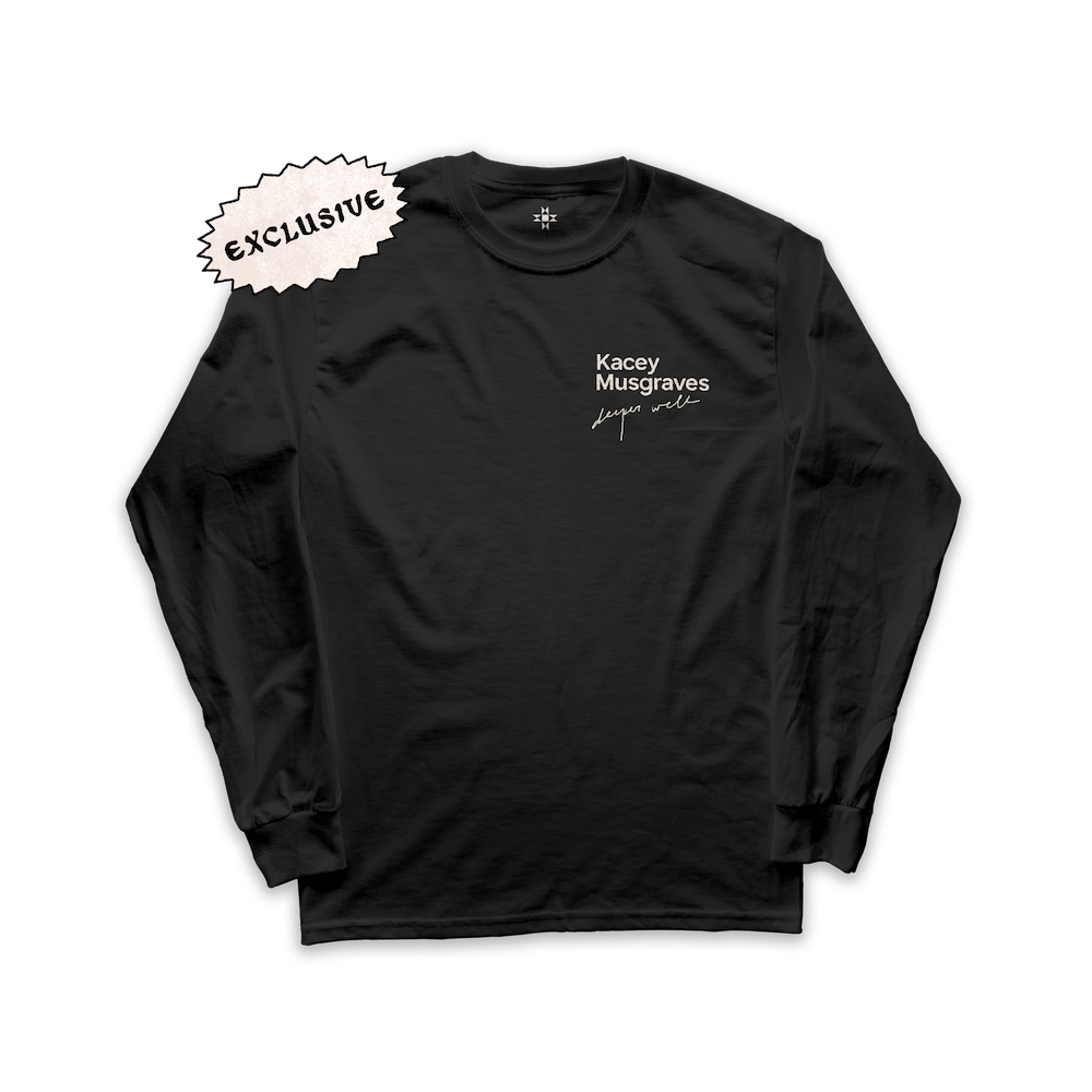 Deeper Well Long Sleeve Zine T-Shirt Front