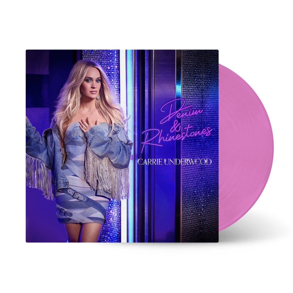 DENIM & RHINESTONES Purple Vinyl