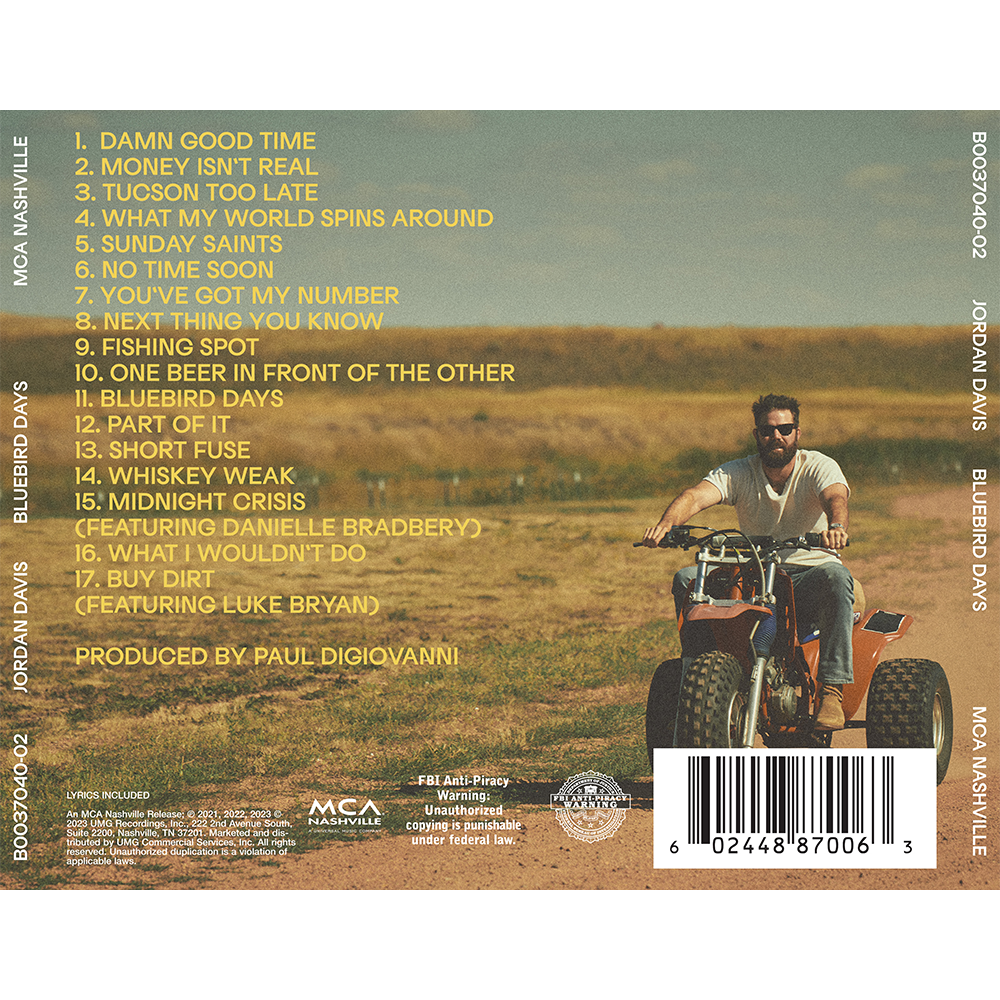Bluebird Days CD