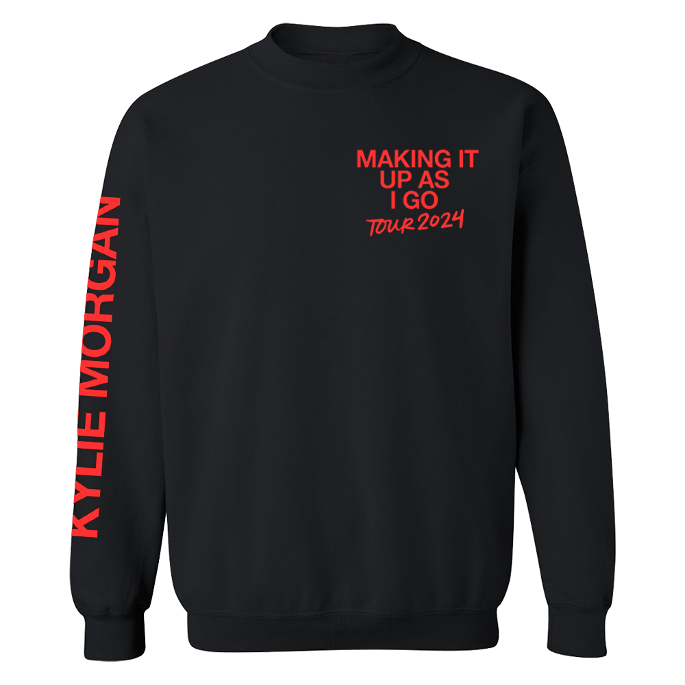 Making It Up As I Go Crewneck Front