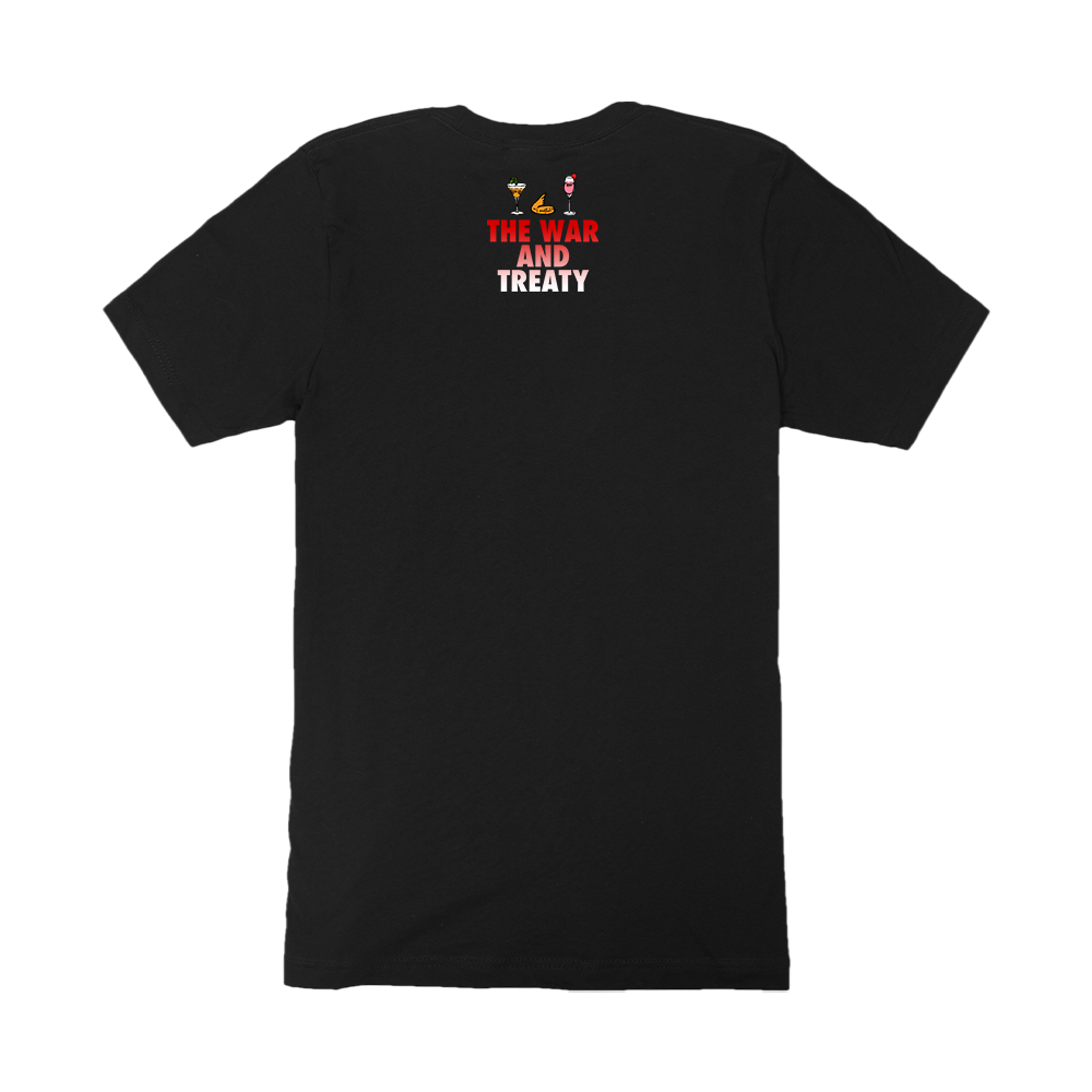 Margarita, Hot Chicken, Strawberry Wine T-Shirt back